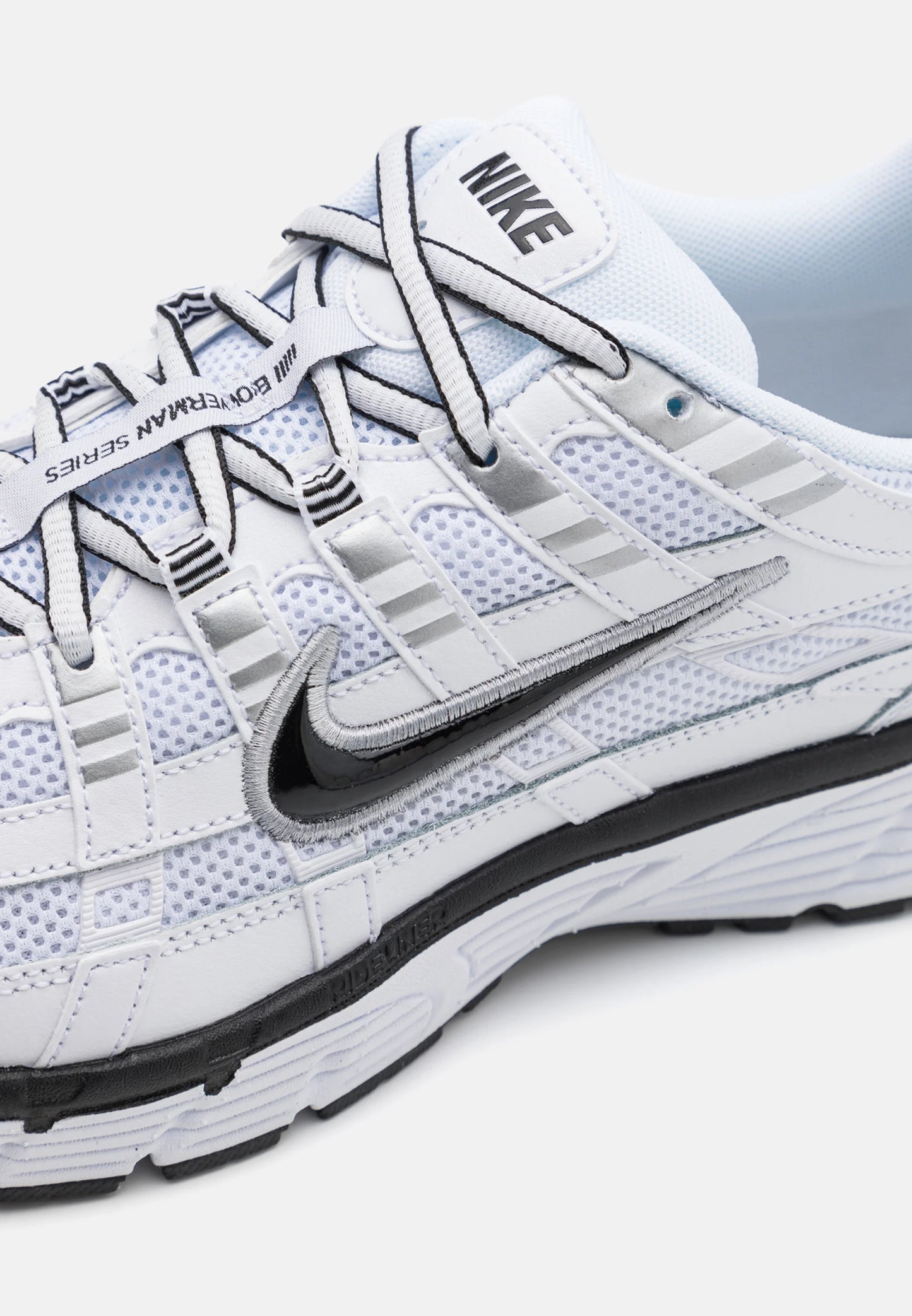 Nike P6000 White/Black/Metallic Silver