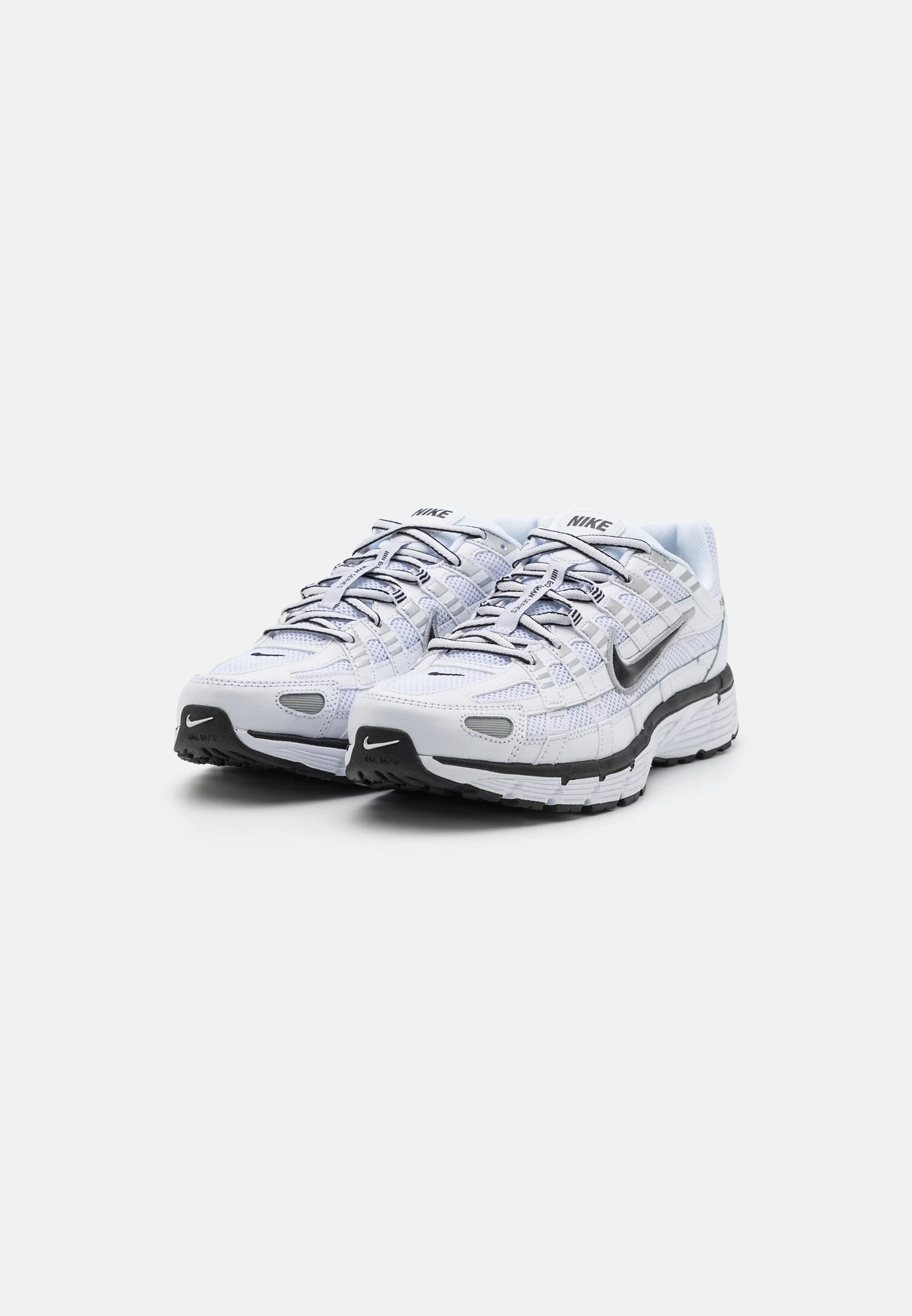 Nike P6000 White/Black/Metallic Silver